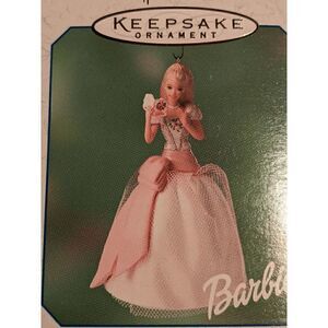 2001 HALLMARK KEEPSAKE ORNAMENT - BIRTHDAY WISHES BARBIE - COLLECTOR SERIES